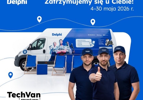 Rusza TechVan Tour 2026 – znamy rozkład jazdy mobilnego pokazu Delphi