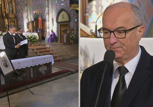 Pożegnanie Łukasza Litewki. List przyjaciół poruszył zgromadzonych