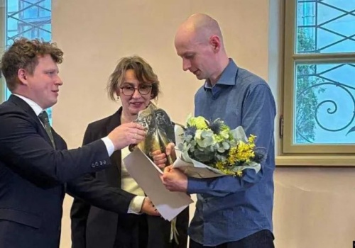 Palczys odebrał za Poczobuta Nagrodę im. Jerzego Giedroycia w Wilnie