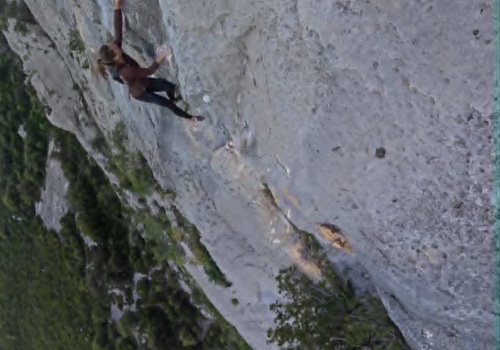 Ola Taistra w swoim żywiole – free solo na „La Nuostra Svizzera” 6c, 240 metrów