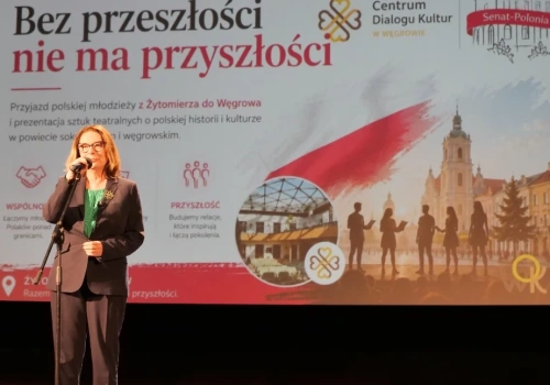 Marszałek Senatu Małgorzata Kidawa-Błońska z wizytą w Węgrowie