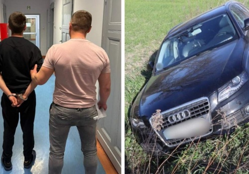 Nastolatek ukradł Audi ojczymowi i wjechał nim do rowu. To nie jego największy problem