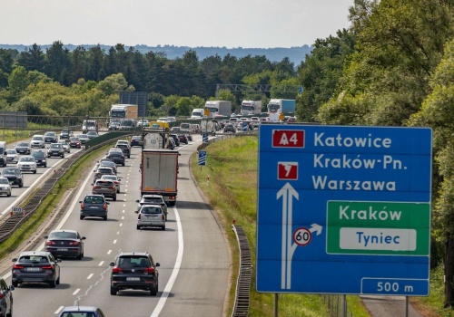 Protesty na A4 w Krakowie. Utrudnienia na węzłach Opatkowice i Łagiewniki