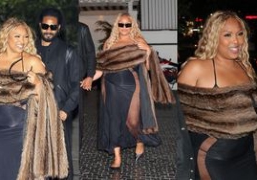 Szczuplejsza o 30 kg Lizzo w ŚMIAŁEJ sukience drepcze z ukochanym na imprezkę z okazji 38. urodzin (ZDJĘCIA)