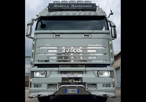 Błyszczące i wizualnie odnowione Iveco EuroStar V8 – bardziej włosko chyba się nie da