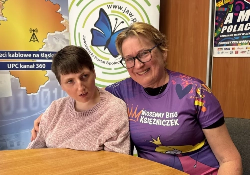 Gabrysia Pluta z Jaworzna od blisko 30 lat choruję na zespół Retta. To ciężka praca na każdy dzień, ale rodzina nie traci nadziei