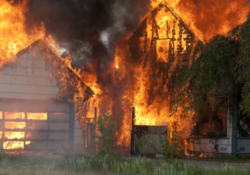 Płomienie pochłonęły gospodarstwo. 10 osób rannych podczas ratowania zwierząt