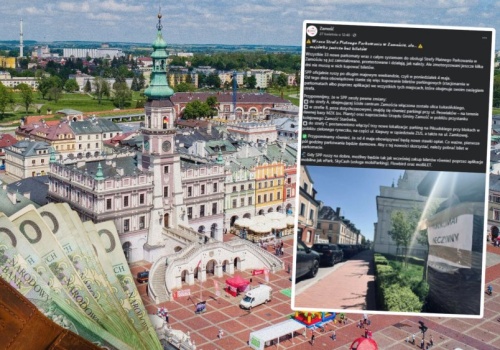 Płatne parkowanie w Zamościu wraca po majówce. Nowy operator i wyższe stawki wejdą z hukiem