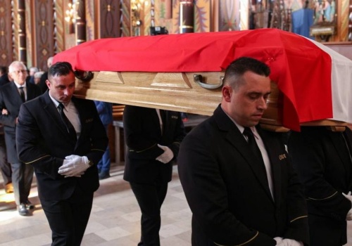Uroczysty pogrzeb Łukasza Litewki