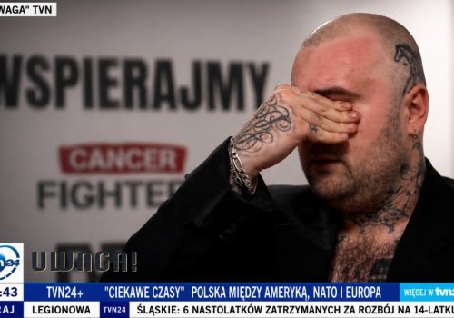 Bedoes 2115 popłakał się w „Uwadze” TVN