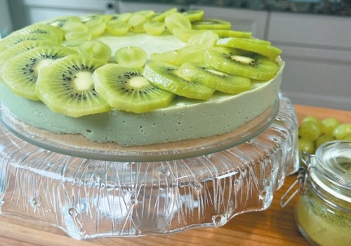 Ewa Wachowicz: Sernik matcha na zimno