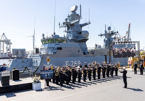 Najnowsza korweta dla niemieckiej floty ochrzczona. Coraz bliżej służby FGS Lübeck