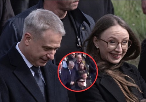 Skandaliczne zachowanie na pogrzebie posła Litewki. Jest dowód, że to zdjęcie nie jest przerobione