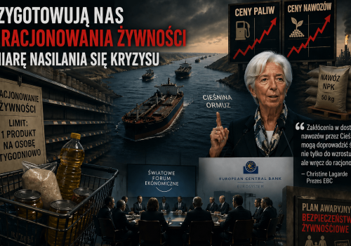 WYCIEKŁY TAJNE DOKUMENTY ! ELITY PRZYGOTOWUJĄ NAS NA RACJONOWANIE ŻYWNOŚCI !