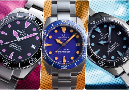 Certina DS Action Diver 38mm Titanium. Kontrastowa eksplozja barw i lekki tytan!