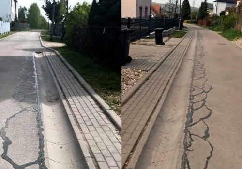 Ul. Jedności do poprawki. Wykonawca musi porządnie naprawić usterki