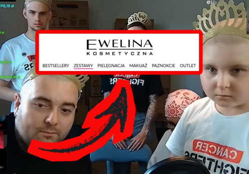 Znamy kulisy zmiany nazwy Eweliny Kosmetycznej na streamie Łatwoganga. 