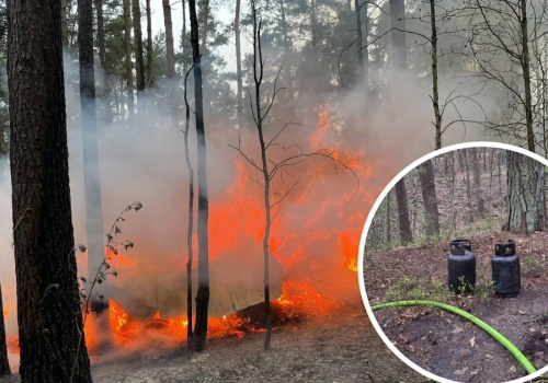 Słodko-gorzki początek długiego weekendu. Kobieta straciła kamper, ale ocaliła życie