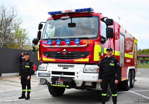 Ciężki gaśniczy Kerax w podziale bojowym OSP Kozodrza