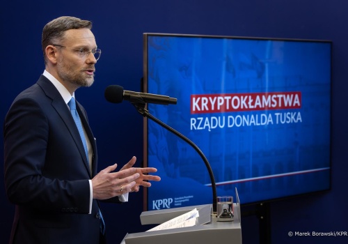 Boguski o braku działań rządu ws. rynku kryptoaktywów. „Kryptokłamstwo kryptorządu Donalda Tuska”