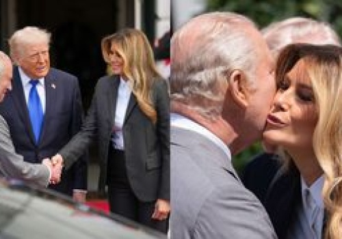 Ekspertka od czytania z ruchu warg wyjawiła, co Melania Trump SZEPNĘŁA królowi Karolowi III do ucha. Miło?