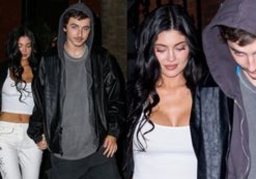 Kylie Jenner i Timothee Chalamet oraz ich SPLECIONE DŁONIE mkną na randkę do knajpy ze stekami. Romantycznie? (FOTO)