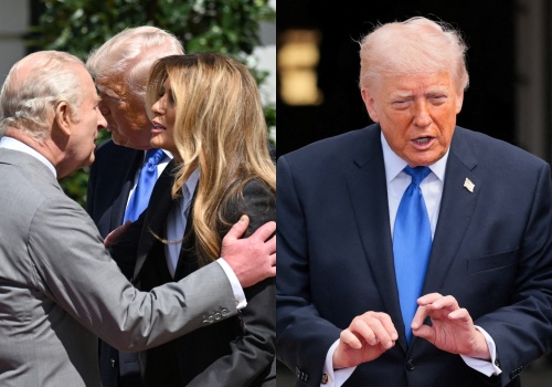 Trump zachwycony królem Karolem III. Tak wyglądało pożegnanie w Białym Domu
