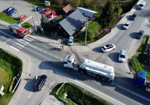 “Oszukać przeznaczenie” na DK19. Fotografie z kolizji wskazują, że zadziałały tu siły wyższe