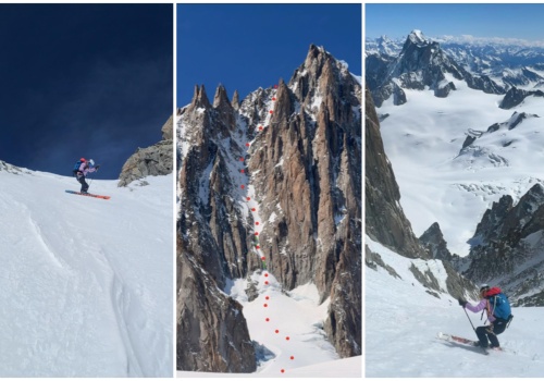 Ania Tybor zjechała słynnym „Couloir du Diable”