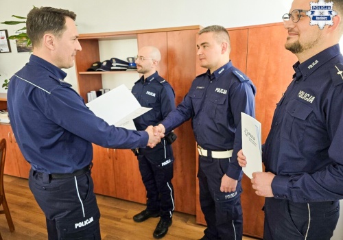 Mianowania na wyższe stopnie w raciborskiej KPP