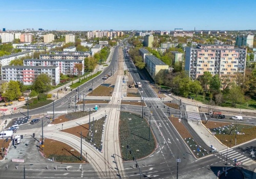 Aleja Śmigłego-Rydza przejezdna. Podobnie jak rondo Broniewskiego i Niższa