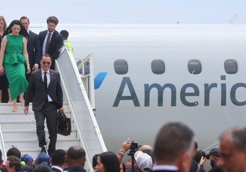 Po siedmiu latach znów wylądował tam samolot z USA