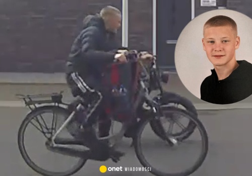 14-latek wsiadł na rower i zaginął. 