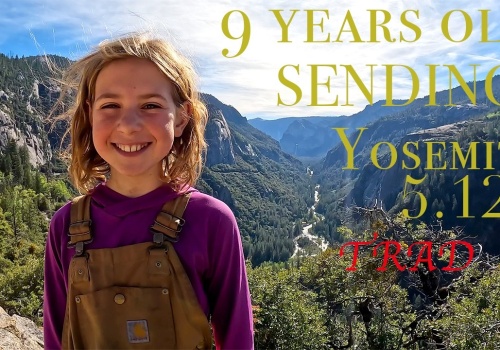 Reagan Goodwyn: 7b trad w wieku 9 lat