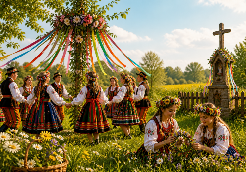 Majowe tradycje w kulturze ludowej