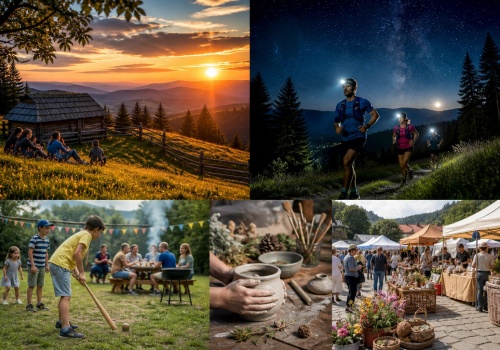 Majówka w Piwnicznej-Zdroju. Weekend pełen wydarzeń – od górskich spacerów po nocny bieg i jarmark