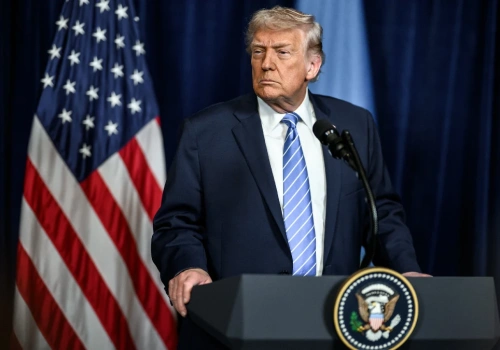 Trump jest wszędzie. Brakuje, by Statua Wolności miała jego twarz