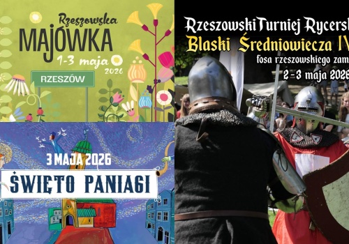 Majowy weekend w Rzeszowie. Sprawdźcie co będzie się działo