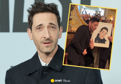 Adrien Brody rozbawił wszystkich. Tak zareagował na swoją karykaturę