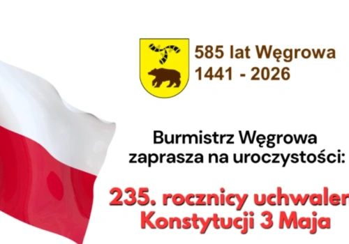 2 i 3 maja w Węgrowie. Patriotycznie i muzycznie