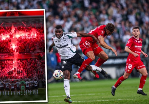 Wielkie emocje w polskim klasyku, ale tylko w końcówce. Legia wygrała rzutem na taśmę