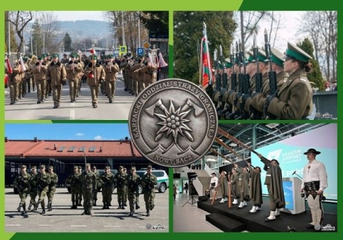 Intensywny miesiąc sądeckiej Straży Granicznej. Konwoje, uroczystości i setki godzin szkoleń