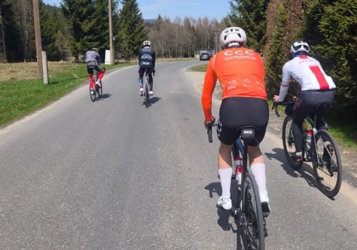 Kadrowicze MTB trenują na Polanie Jakuszyckiej. Ostatnie szlify przed Pucharem Świata
