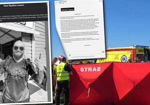 1070. skok Rafała i śmierć na oczach ludzi w Lesznie. Jest oświadczenie organizatora