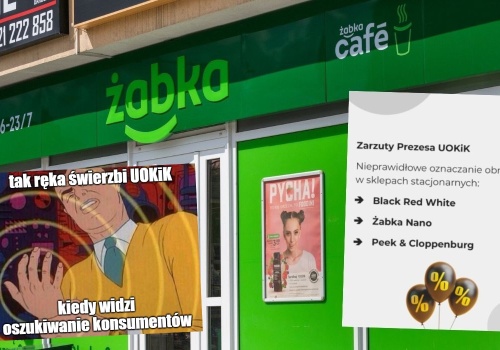 UOKiK przyjrzy się nieprawidłowym oznaczeniom obniżek w Żabce, Black Red White i Peek & Cloppenburg
