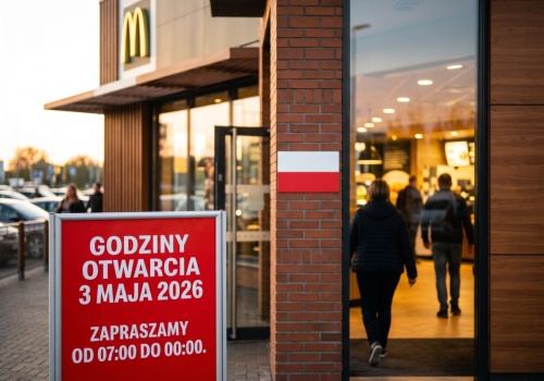 Czy McDonald's jest otwarty 3 maja 2026?