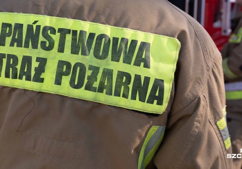 Zachodniopomorscy strażacy walczą z pożarem lasu