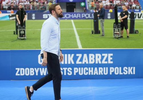 Jego zespół przegrał w finale Pucharu Polski. 