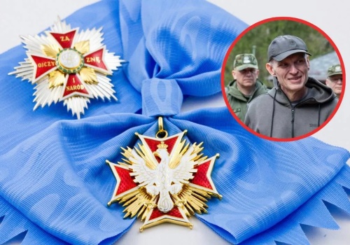 Order Orła Białego dla Andrzeja Poczobuta. Uroczystość na Zamku Królewskim