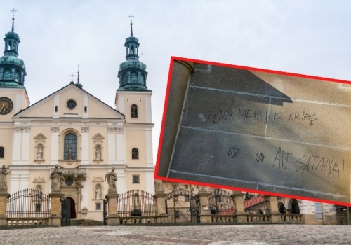Satanistyczne napisy na polskim sanktuarium. Powiadomiono policję